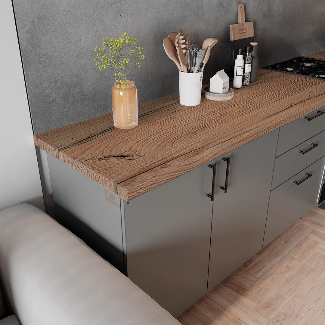 Дуб Кера R3 мт R38мм, SF Столешница - фото 3