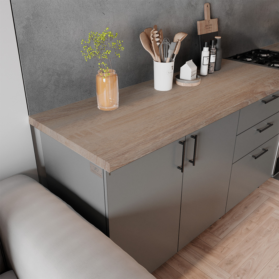 Канадский дуб R3 мт R38мм, SF Столешница - фото 3