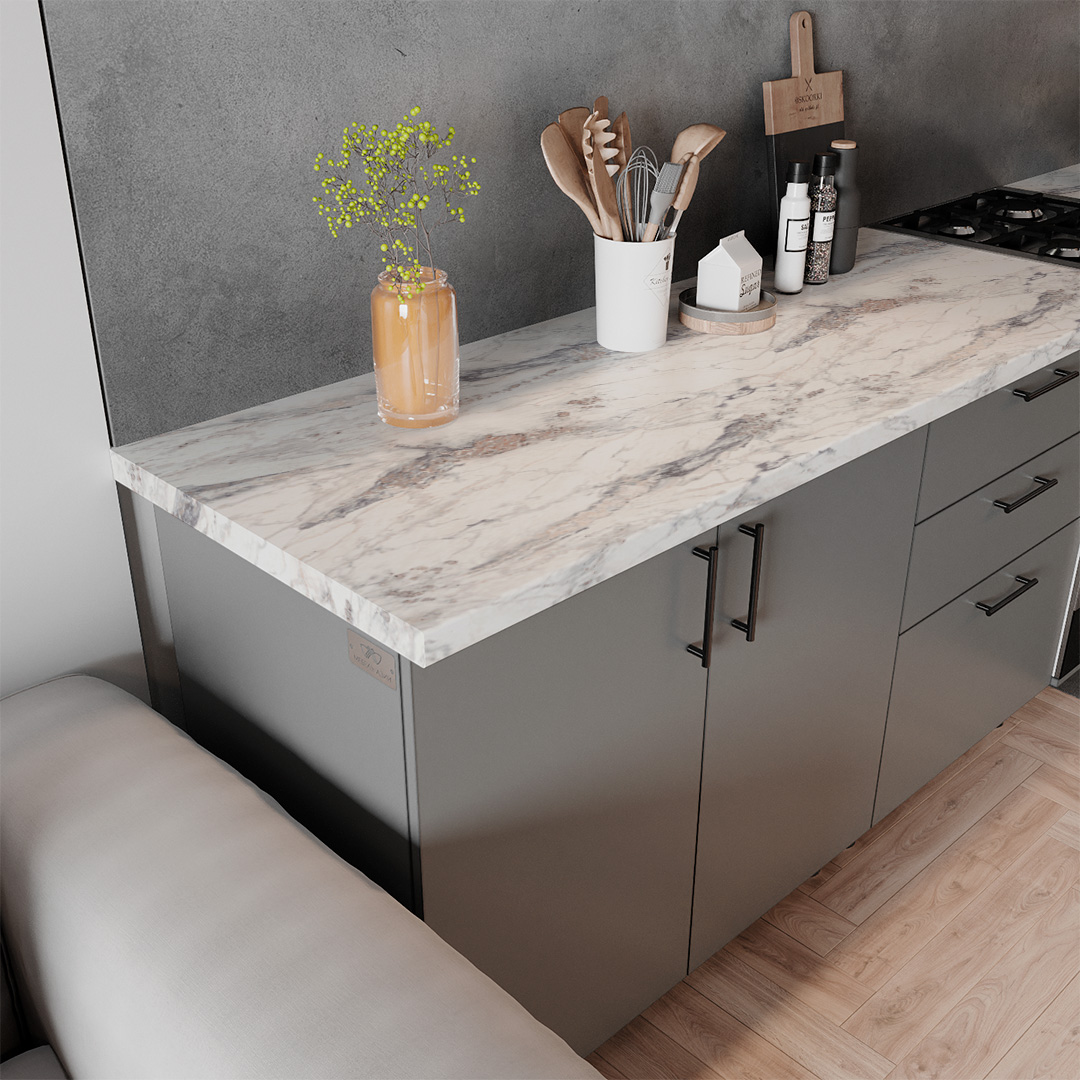 Greece Marble 3000*600*40/S SL Столешница - фото 3