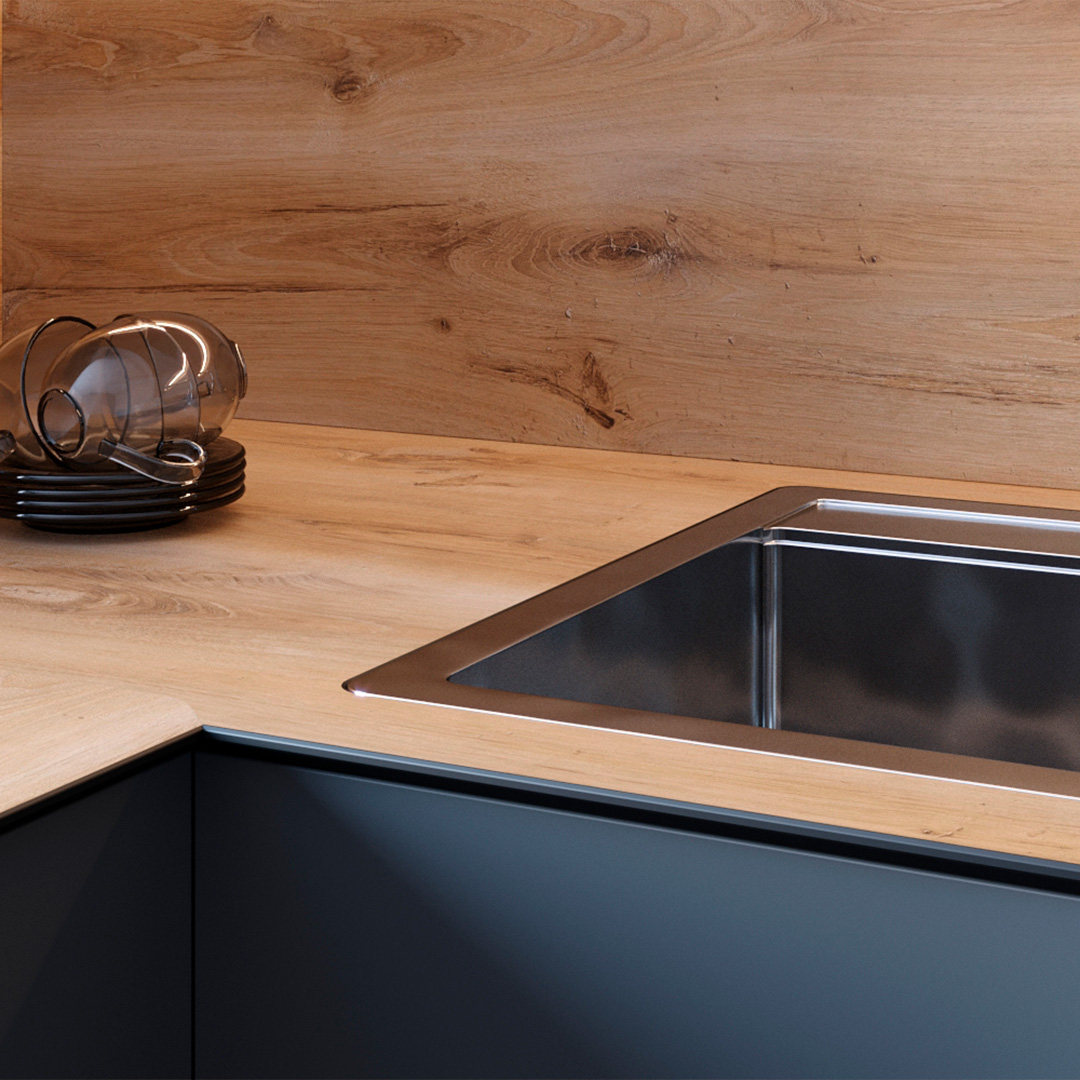 Irish Oak 3000*600*40 SL Столешница - фото 3