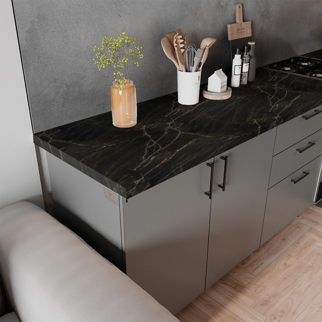 Black de Oro 4200*600*40 SL Столешница - фото 3